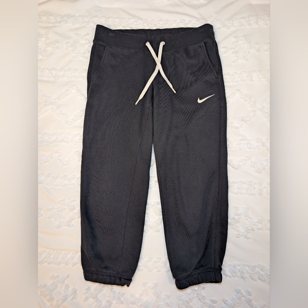 Nike Black Cropped Joggers